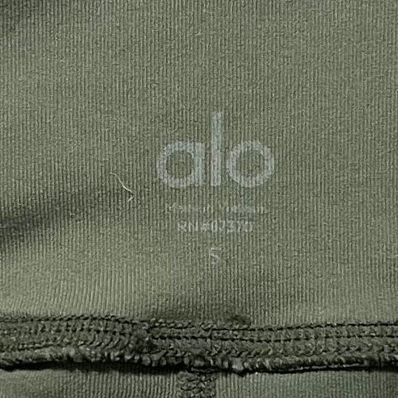 Alo Yoga Women's Hunter Green Moto Pull-on Leggings Size Small‎ - Picture 12 of 12